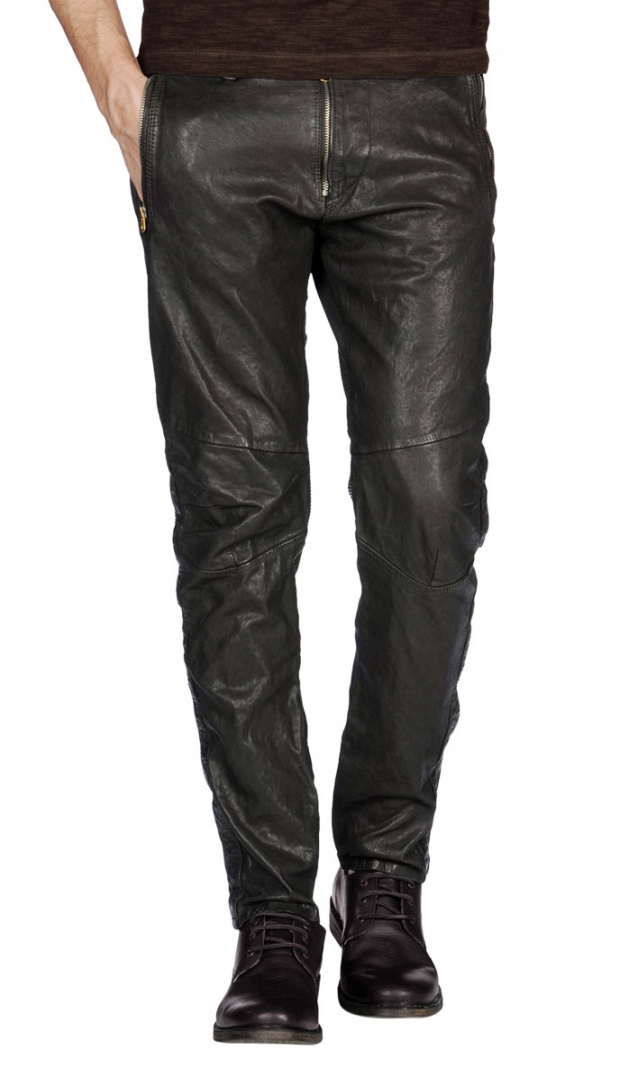 Leather Fashion Pants Men